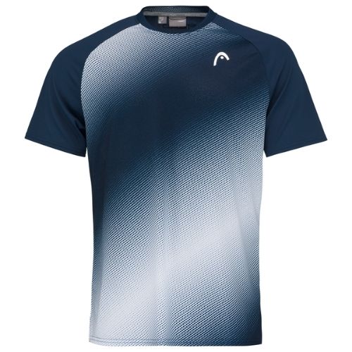 Se Head Perf T-shirt Dark Blue hos Padelshoppen.com